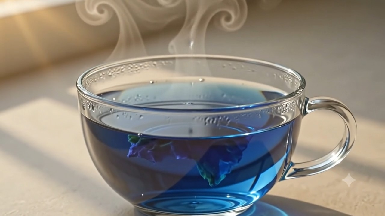 Butterfly Pea Infusion color metamorphosis frame